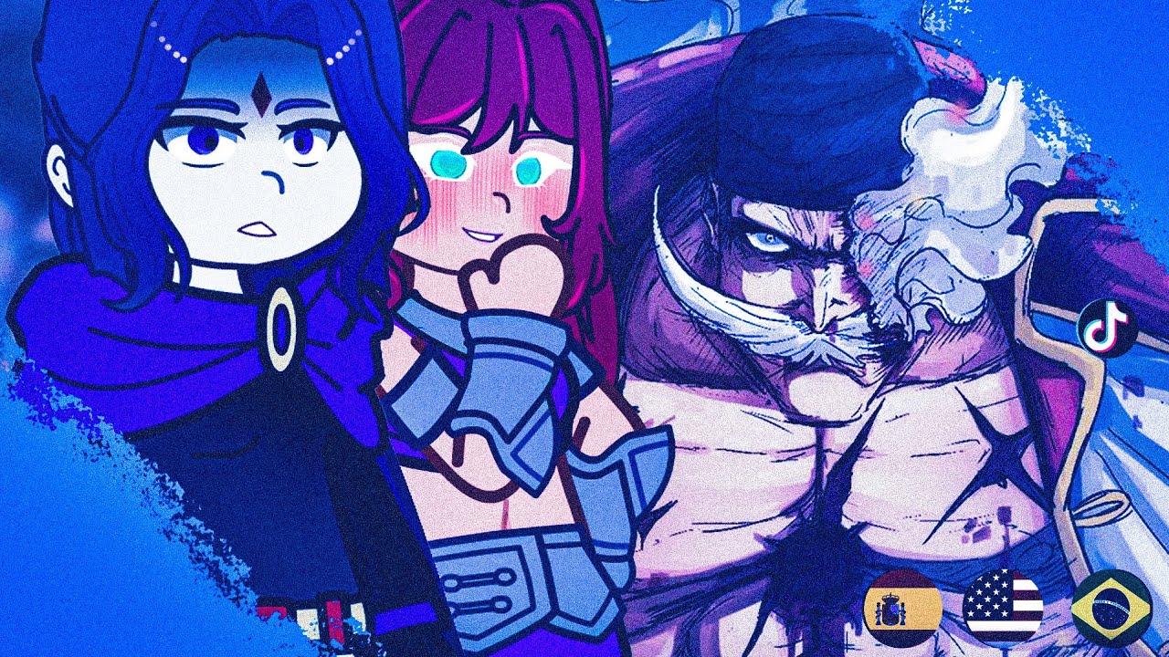 🇺🇸/🇪🇸/🇧🇷 Teen Titans Go React to Robin As Barba Branca – Gacha React