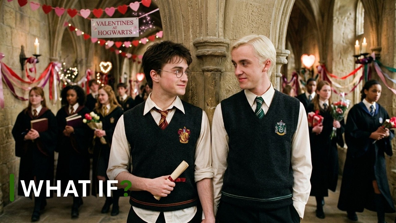 Drarry on Valentine’s Day (They Pretend It’s Not a Date)