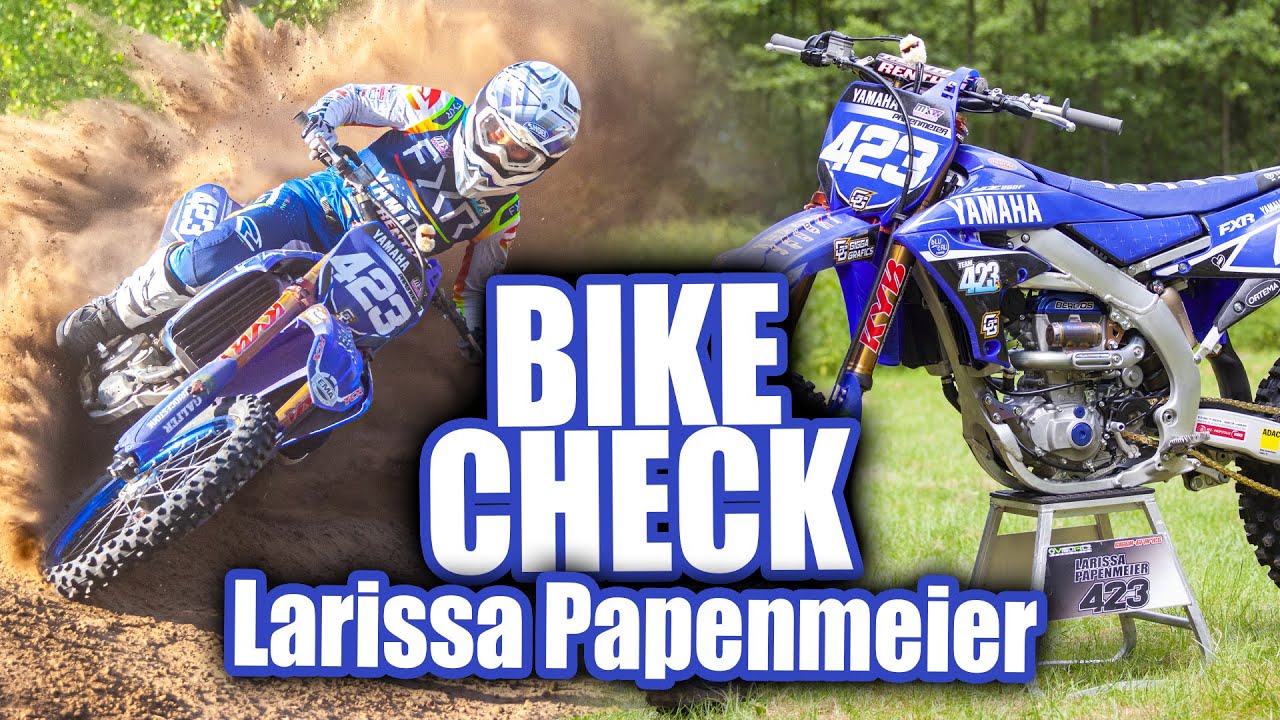 Bike Check: Larissa Papenmeier's 2023 Yamaha YZ250F