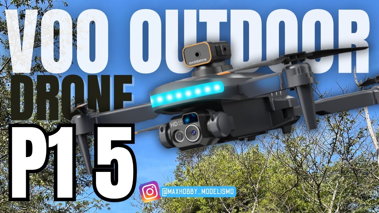 TESTEI Todas FUNÇÕES do mini DRONE recreativo P15 com câmera
