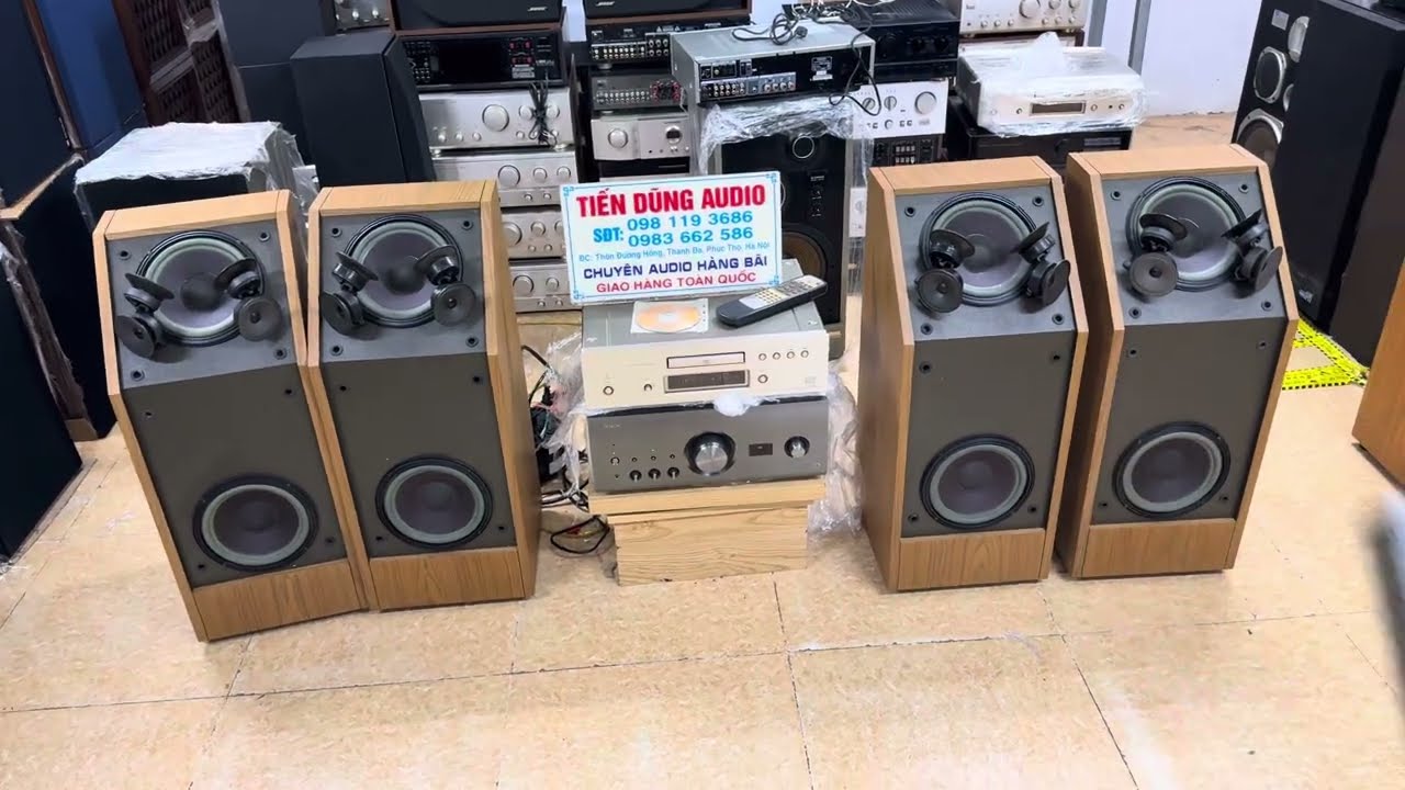 Bose 601 seri 3 được ghép với amply trăm triệu sẽ hay như thế nào?