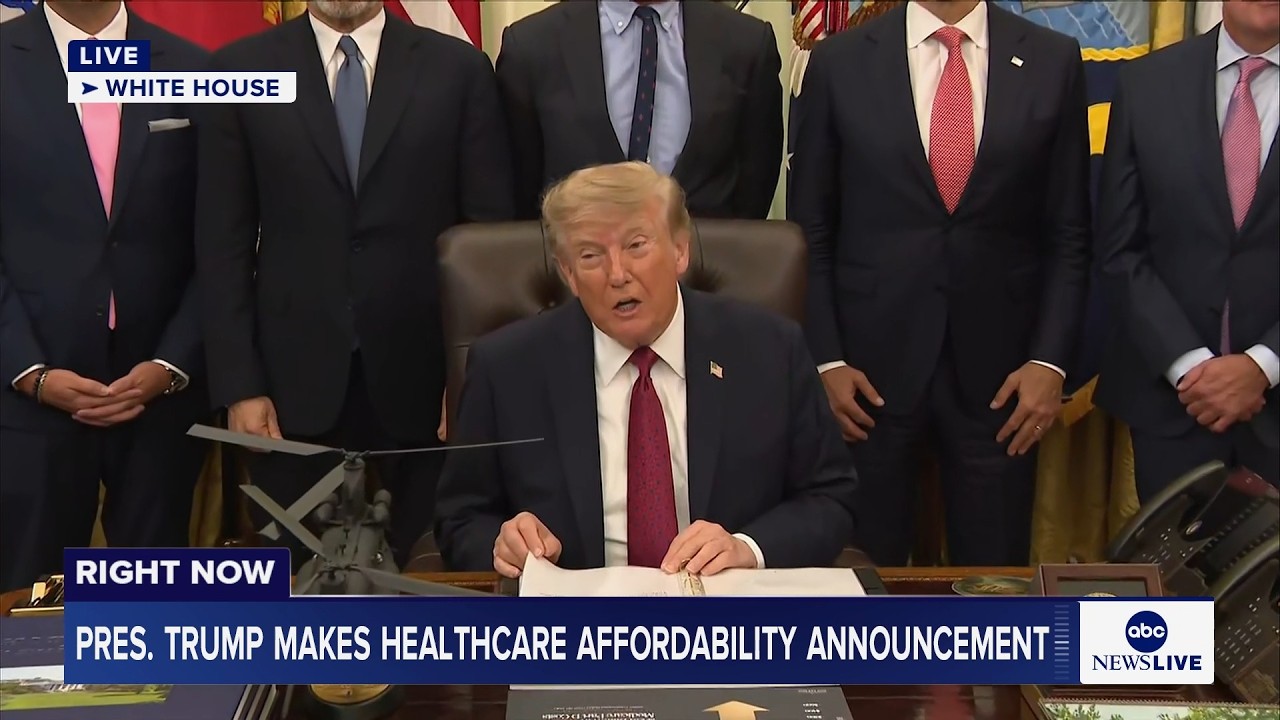 President Trump makes healthcare affordability announcement