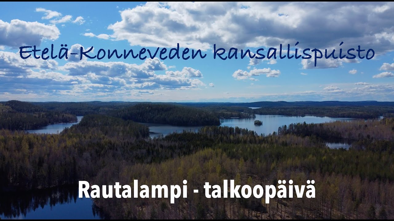 Rautalampi ja talkoopäivä, upea Etelä-Konneveden kansallispuisto - kuka on John Morton?