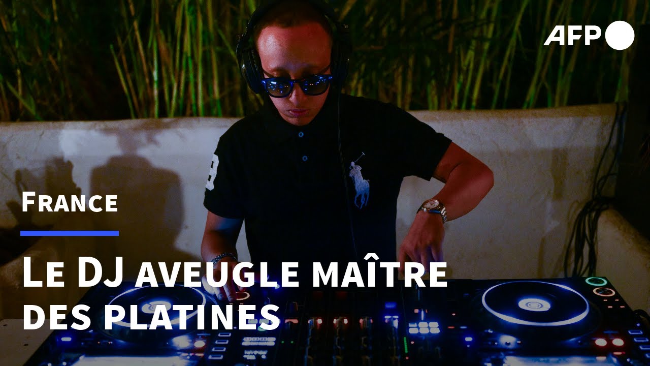 Eden Jays, le DJ aveugle maître des platines | AFP