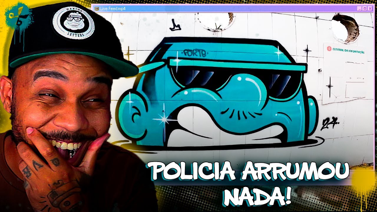 POLICIAL SUSPEITOU DO GRAFFITI - REACT @Parte Graff