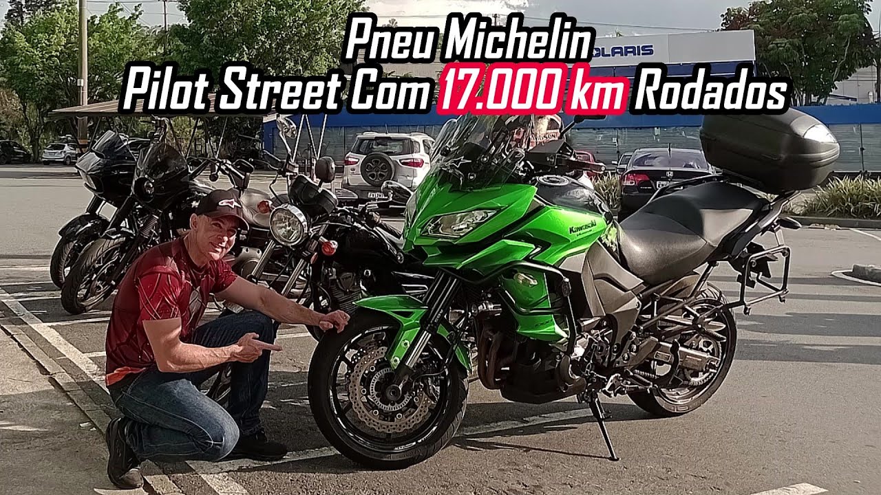 Pneu Michelin Pilot Street chegou aos 17 mil quilometros rodados