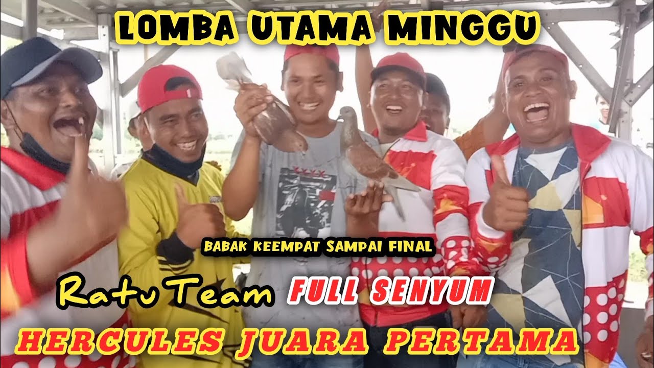 Lomba Utama Minggu Nasional DKI Jakarta Bersatu Merpati Balap Sprint Indonesia