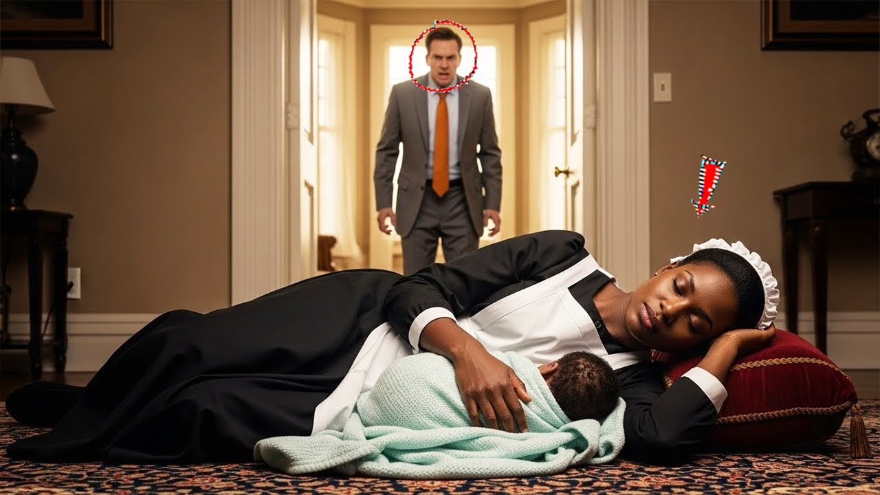 The Black Maid Slept on the Floor with His Son — The Billionaire Witnessed It and Chose to Marry Her