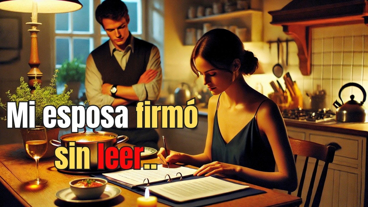 Mi esposa firmó sin leer… y su infidelidad la dejó sin casa, sin dinero y sin salida