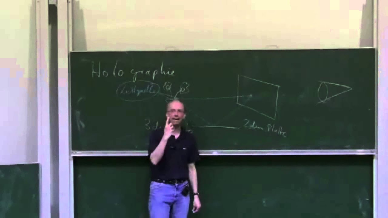Physik II - Vorlesung 10: Holografie