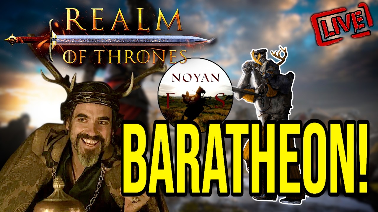 ZA BARATHEONÓW! | Realm of Thrones | Mount & Blade II: Bannerlord | Stream🔴#1