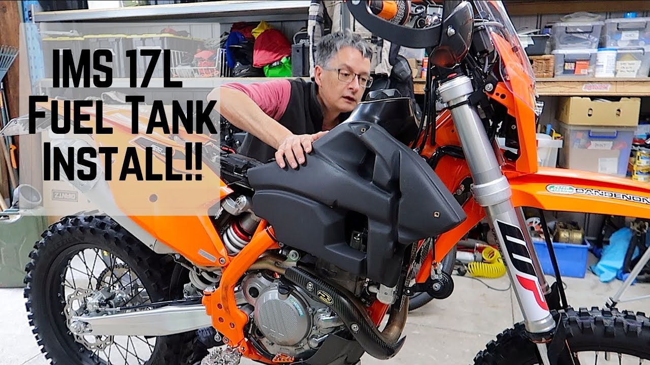 IMS 17L fuel tank install on my 2019 KTM 500 EXC-F