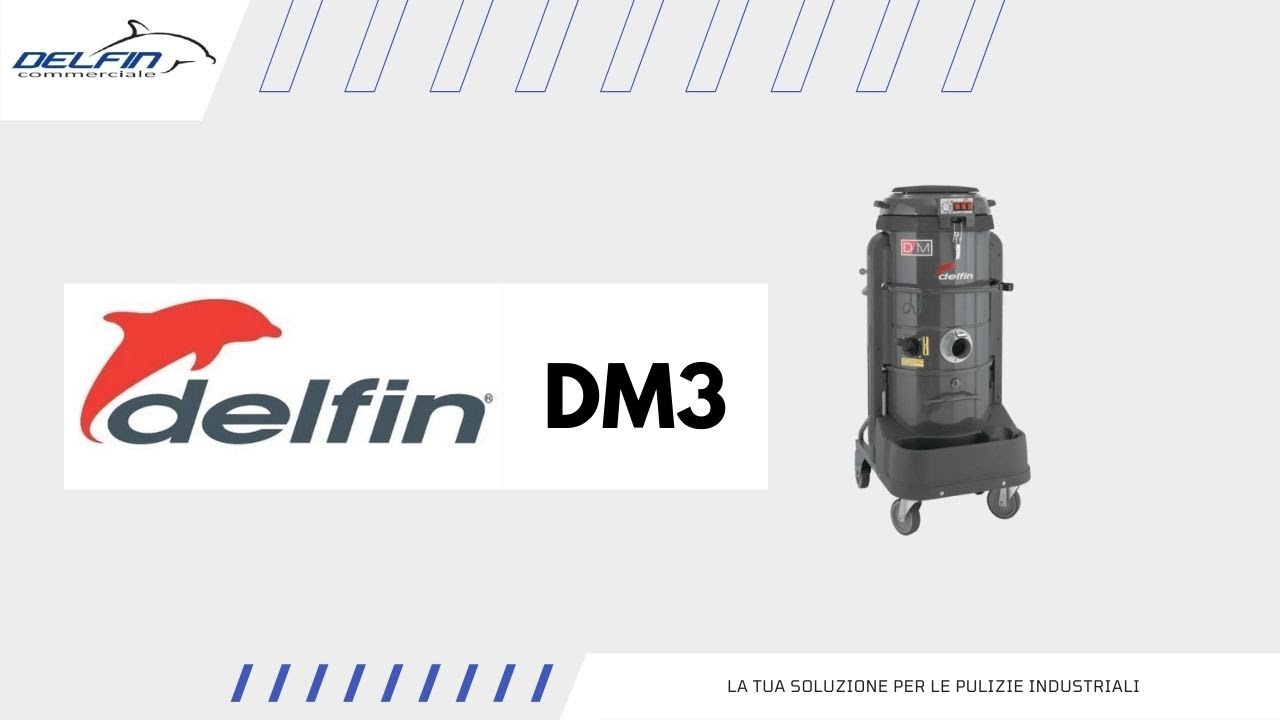 Aspiratore industriale Delfin DM3 - La spiegazione