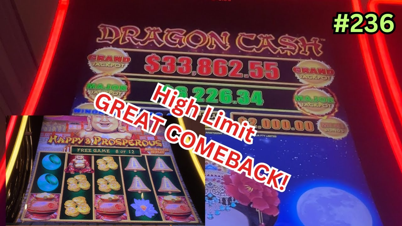 GREAT COMEBACK exactly when I needed one! Dragon Cash slots, Happy & Prosperous and Autumn Moon 236