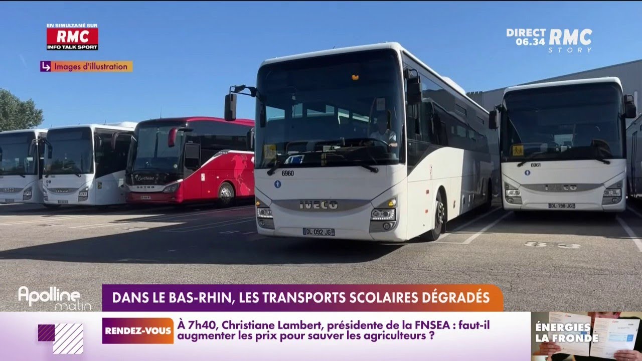 Rentrée : dans le Bas-Rhin, les transports scolaires dégradés