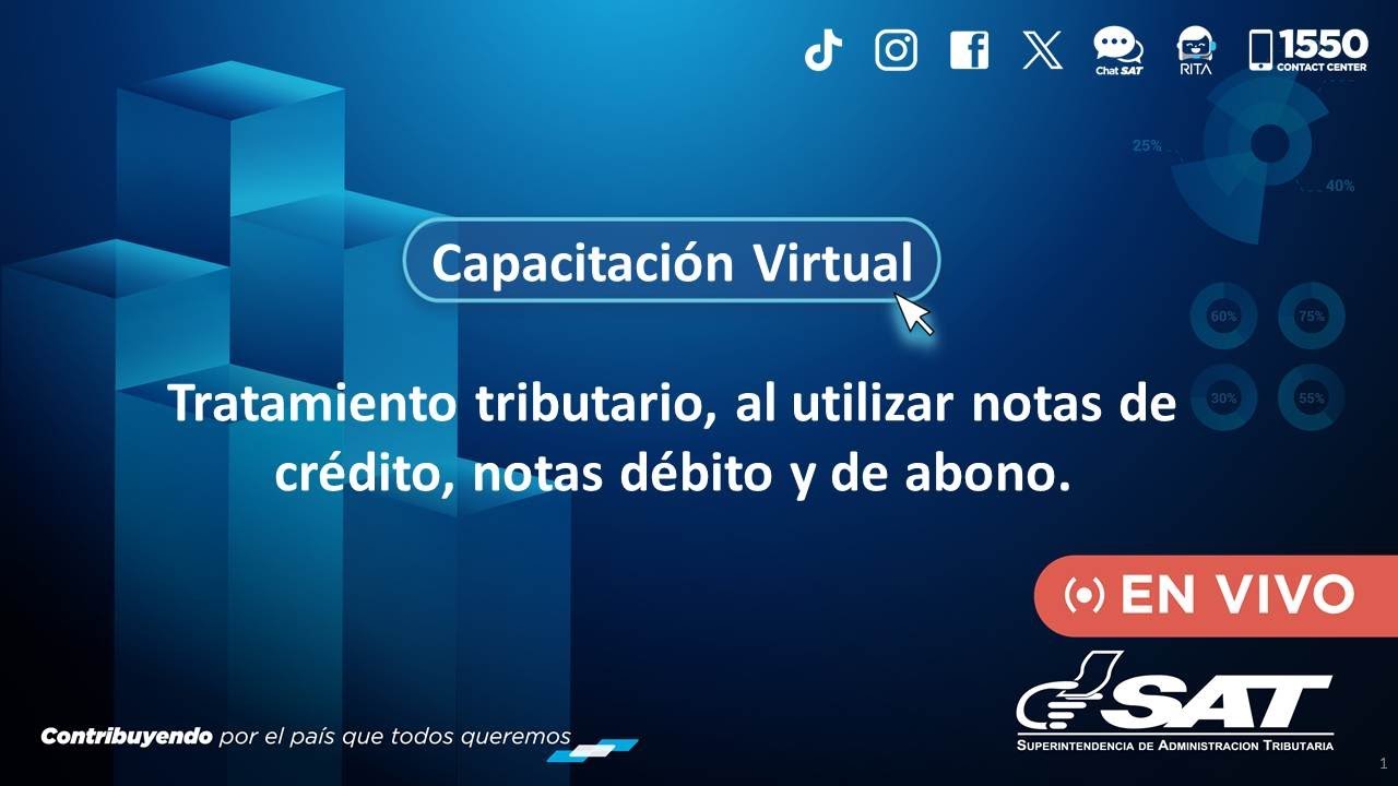Tratamiento tributario, al utilizar notas de crédito, notas débito y de abono.