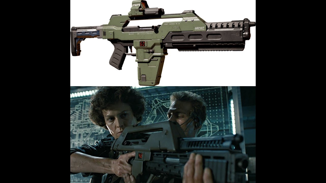 The M41A Pulse Rifle | Aliens 1986 Gun | Futuristic Guns