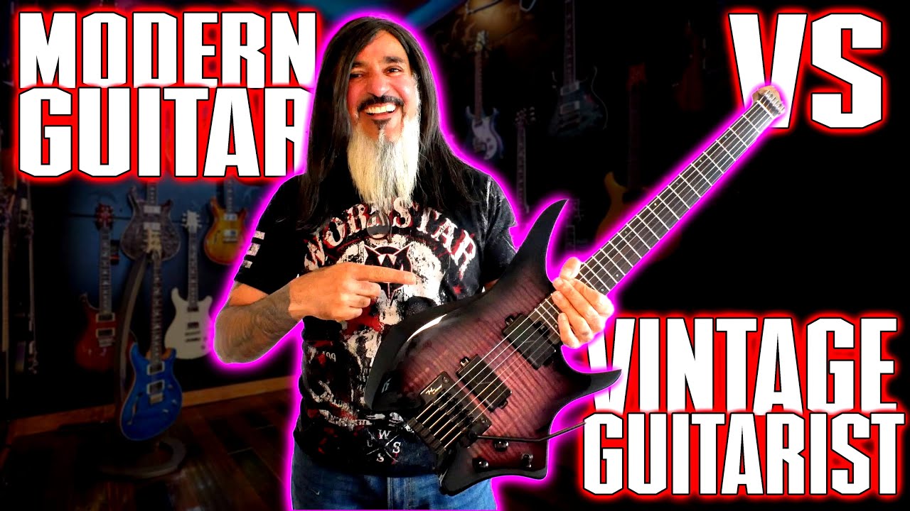 MODERN Guitar vs VINTAGE Guitarist!... Will The Hils HN7 Headless Guitar DEFEAT Me???