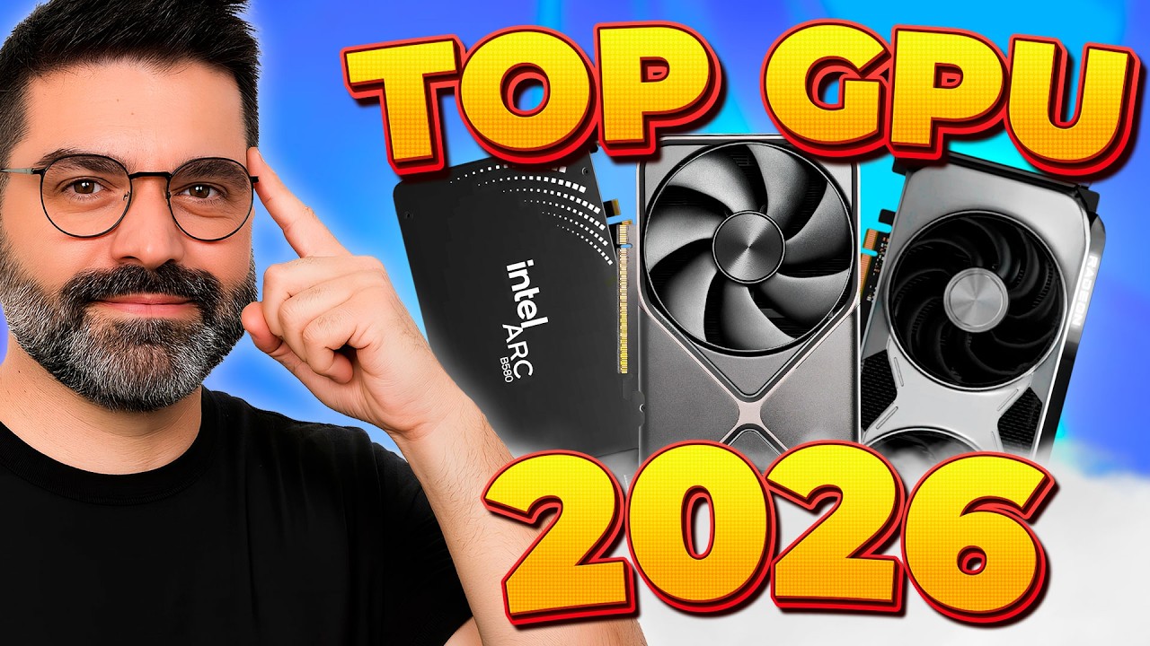 Mejores TARJETAS GRÁFICAS (GPUs) para 2026: Guía DEFINITIVA