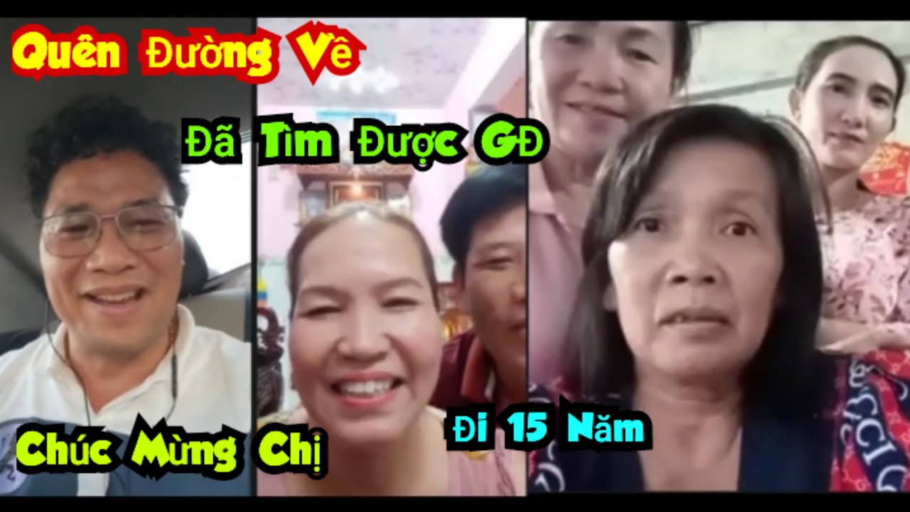 858 )  Mừng cho chị kết thúc những ngày tháng lưu lạc . Quá hạnh phúc khi gặp lại gia đình .