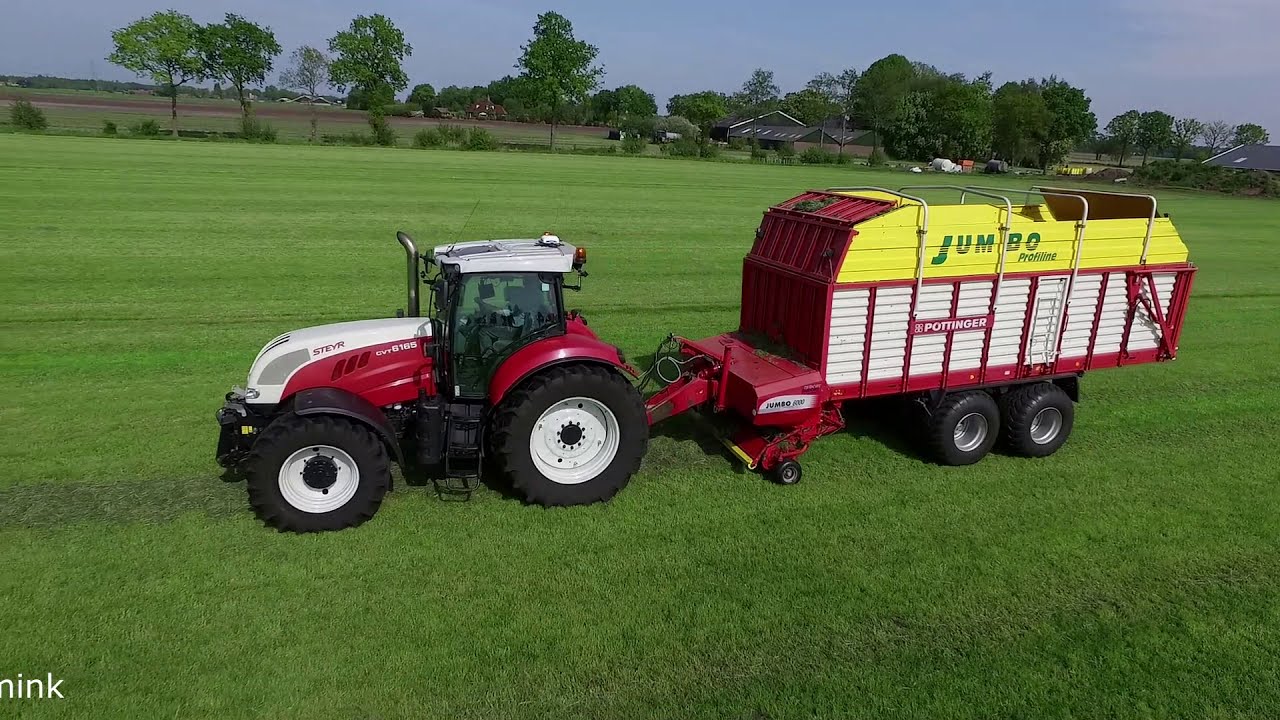 Maatschap Kruidhof 1e snede gras inkuilen