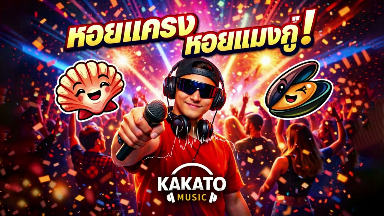 🔥 หอยแครง หอยแมงภู่ – EDM สายปาร์ตี้สุดกวน จาก DJ AI