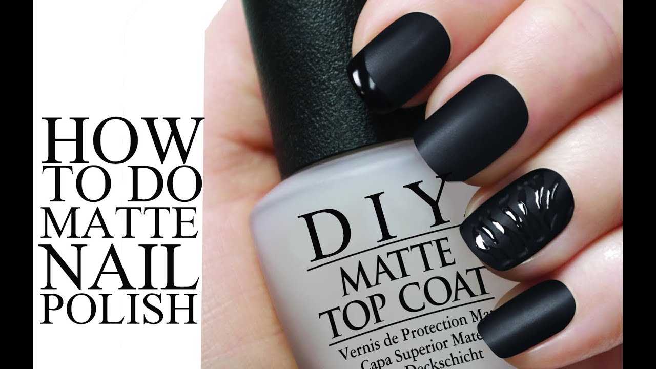 DIY MATTE Nail Polish