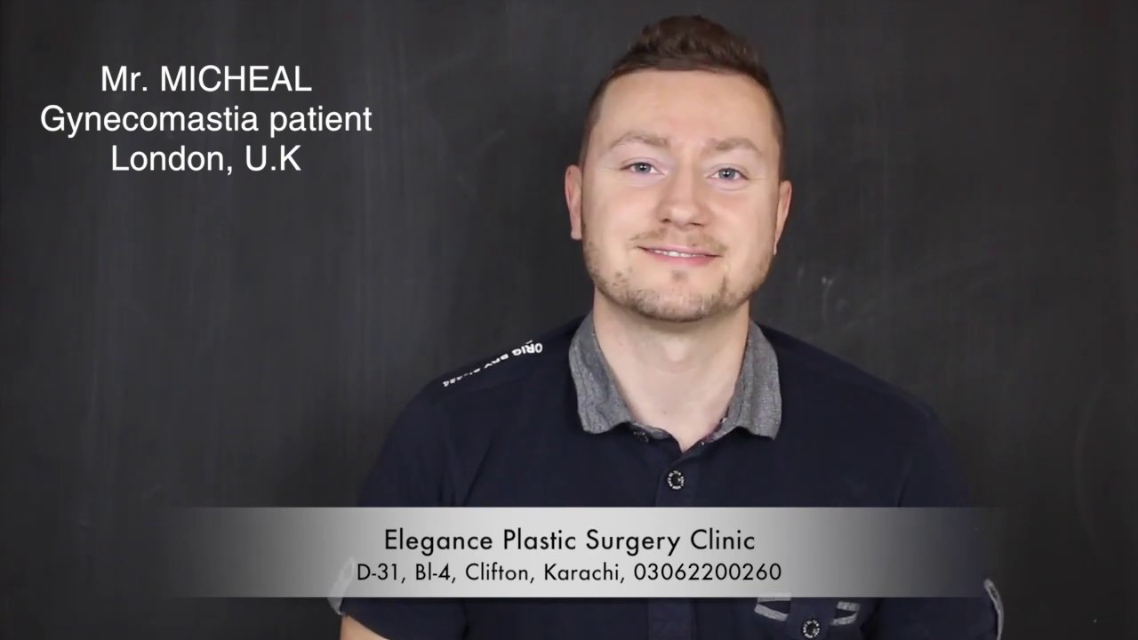 Micheal patient from UK by Dr Faisal Akhlaq | Elegance Plastic Surgery Clinic | Karachi, Pakistan