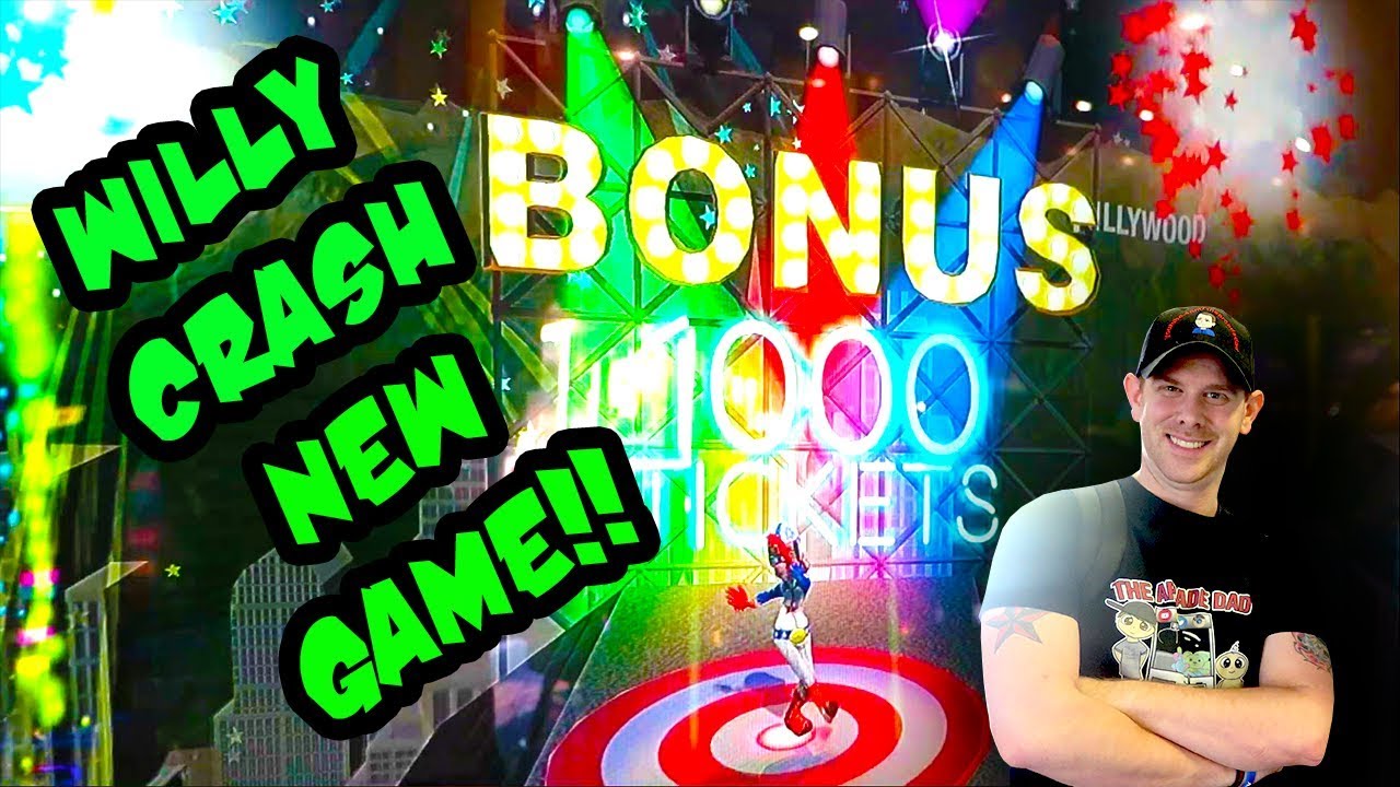 NEW Game Found within an Arcade! Playing Willy Crash and Getting EPIC Arcade Jackpots Big Top Arcade