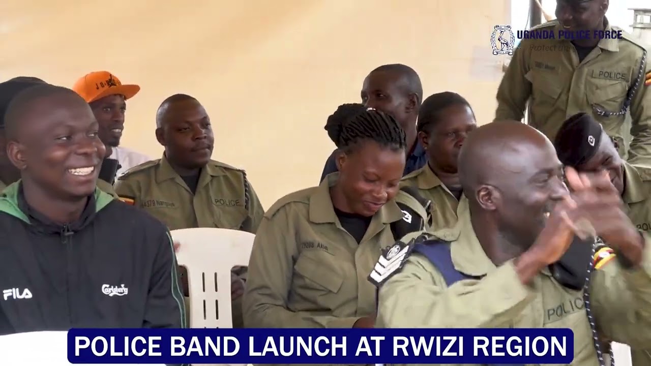 POLICE BAND LAUNCH IN RWIZI REGION