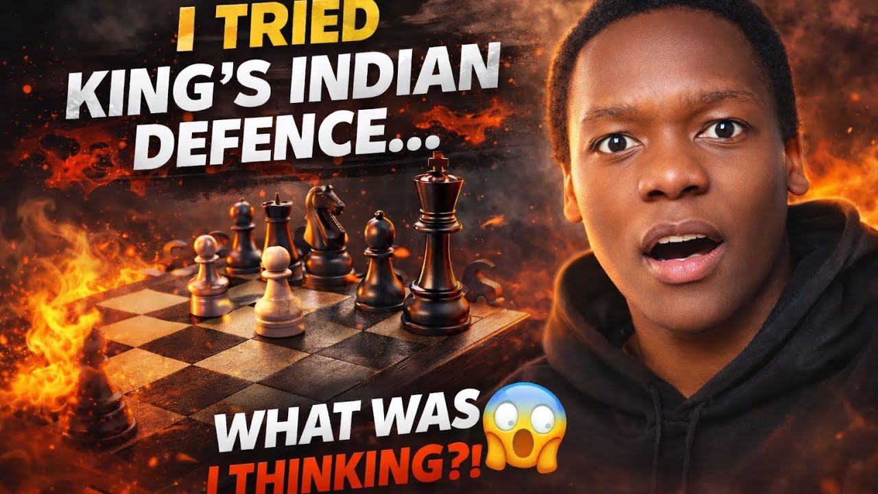 I tried King’s Indian Defence For the First time and this  is what happened 😨 | Watch This