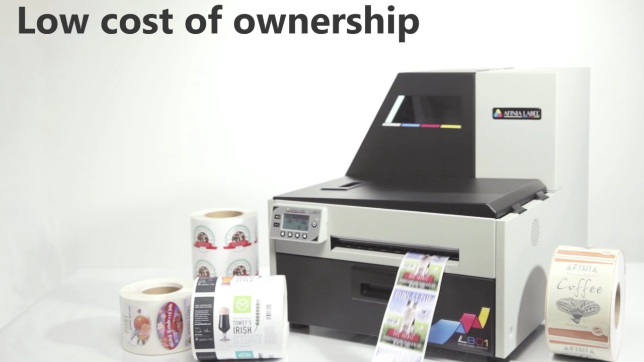 Afinia Label L801 Color Label Printer Overview