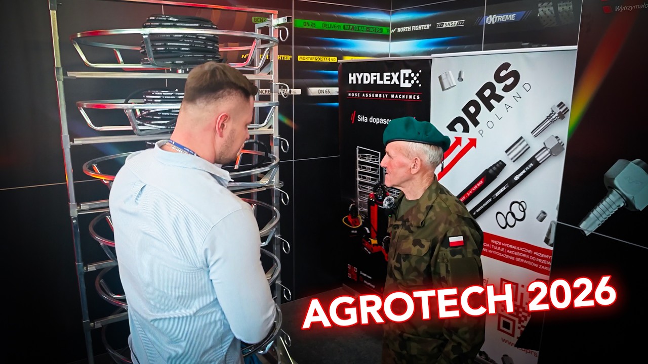 Agro Tech Kielce 2026 | Kompleksowe wyposażenie serwisu do zakuwania przewod&oacute;w hydraulicznych