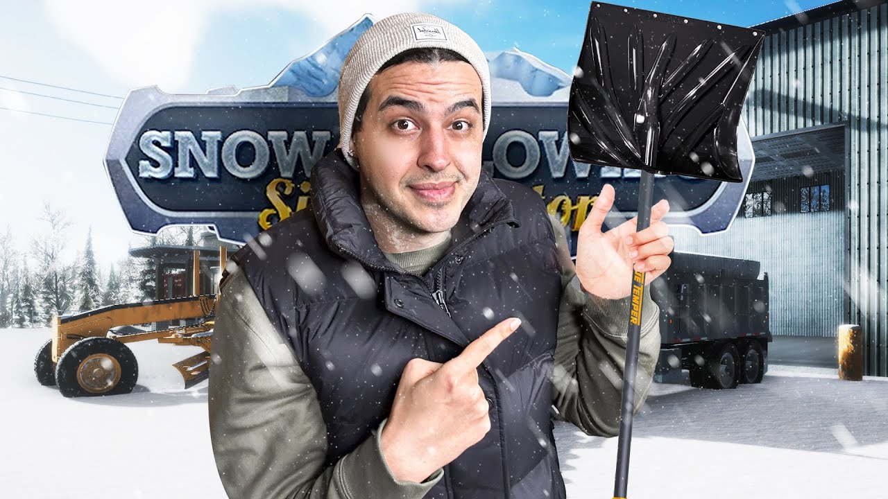 Snow Plowing Simulator ⛄ !شبیه ساز برف روبی