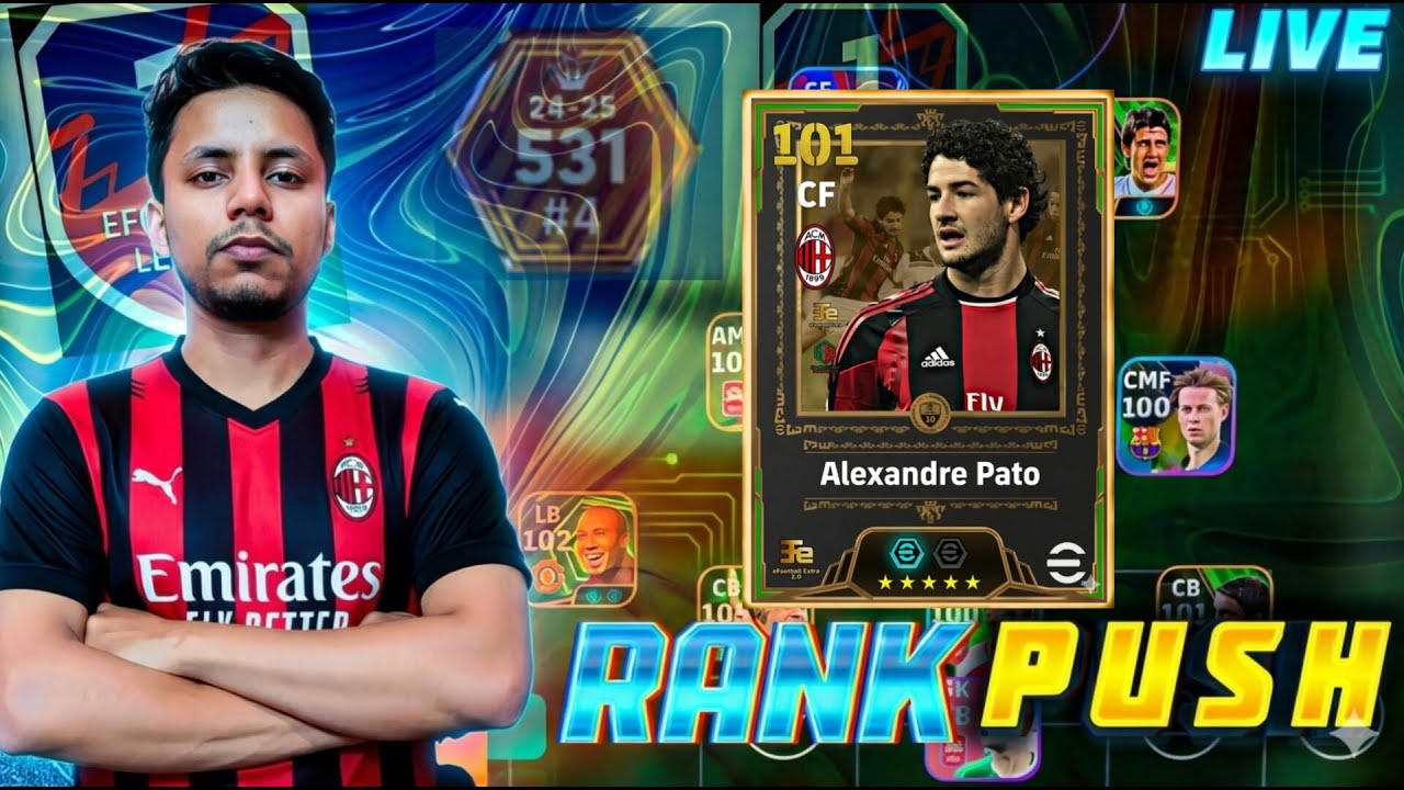 RANK PUSH IN MAIN ACCOUNT WITH PATO