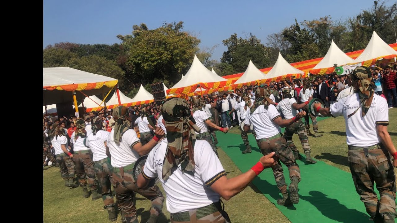 Khukhri dance by Gorkha regiment inRajbhavan 2023 