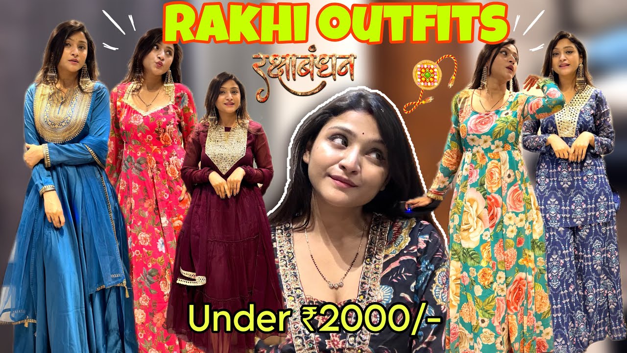 Rakhi outfits😍😍 Under ₹2000/-😱😱 || Ishivanigupta ||