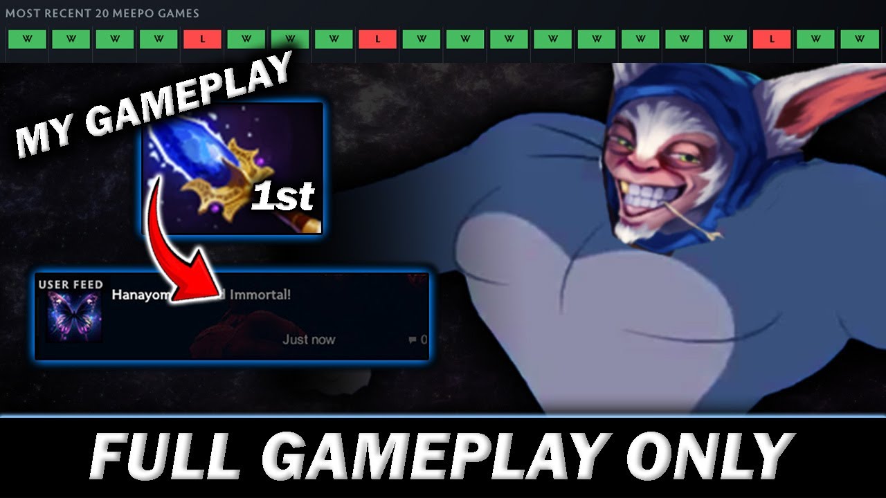 SCEPTER first item is my favorite item for SPAM MEEPO! BEST ITEM FOR ME - Full Gameplay Meepo #540