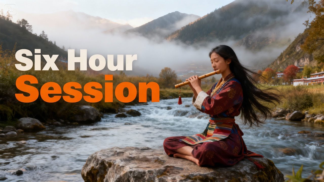 Pure Tibetan Healing Flute - Six Hour Deep Meditation Session