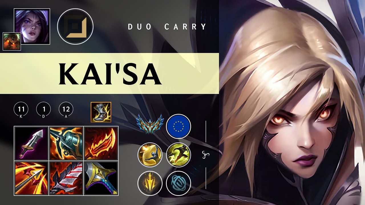Kai'Sa ADC vs Ezreal - EUW Challenger Patch 26.04