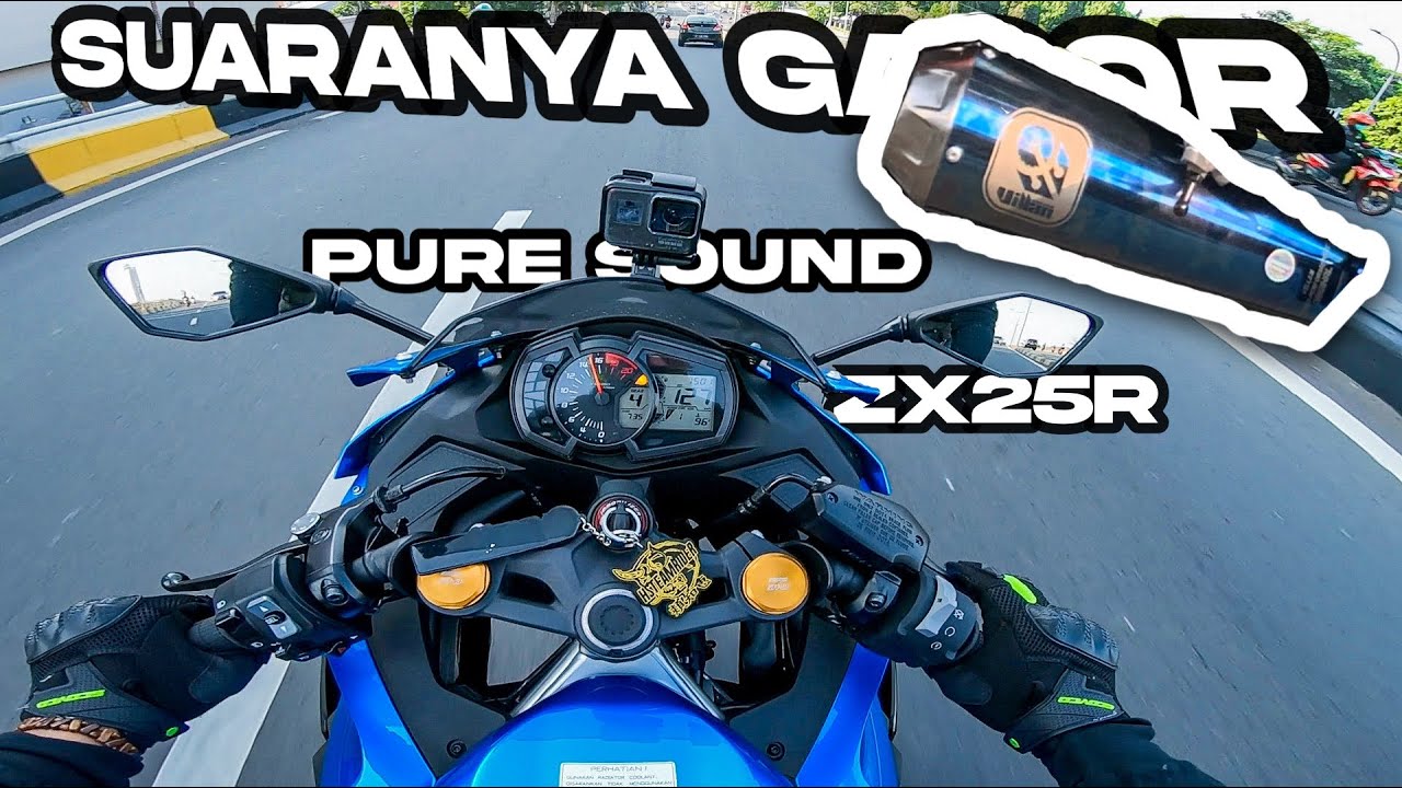 THE PURE SOUND ZX25R VILLAN EXHAUST ! 🔥