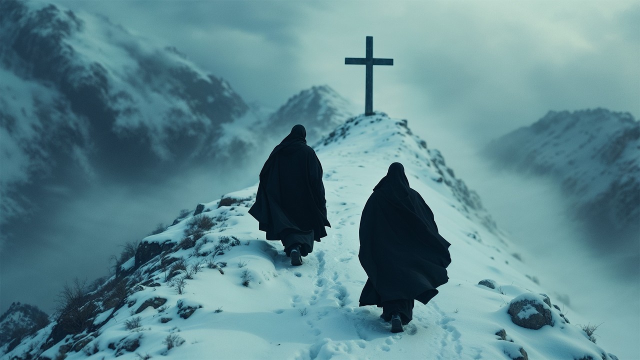 🌌 Quiet Cathedral Prayer — Gregorian Chant for Calm Nights