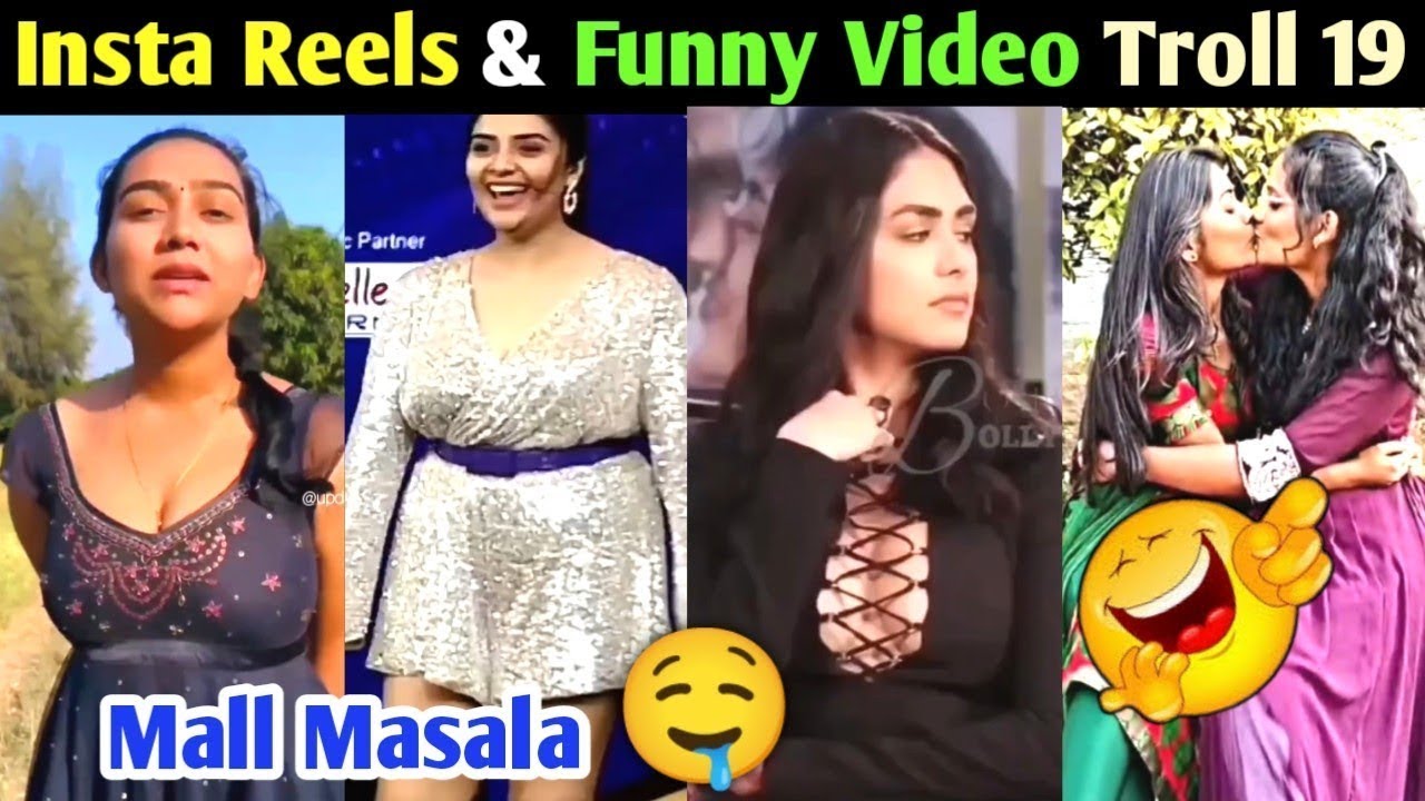 Insta Reels & Funny Videos Troll  19 😂   Mrunal Thakur 🤤 Srimukhi 🤤     Avakai Trolls
