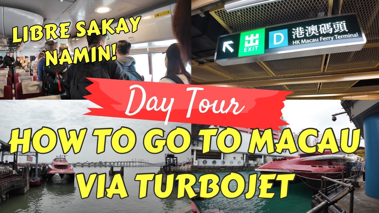 Hongkong Vlog 2024 | How to go to Macau via Turbojet | Free One - Way Trip!