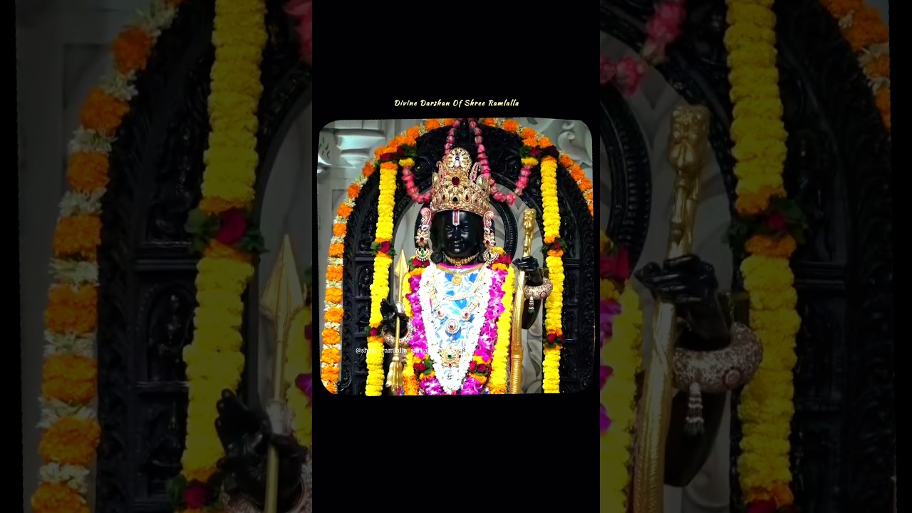 22/06/26 Shree Ramlala Darshan🌹#ayodhya #ramlala #shreeram #ramtemple #ramram #aarti #shortvideo