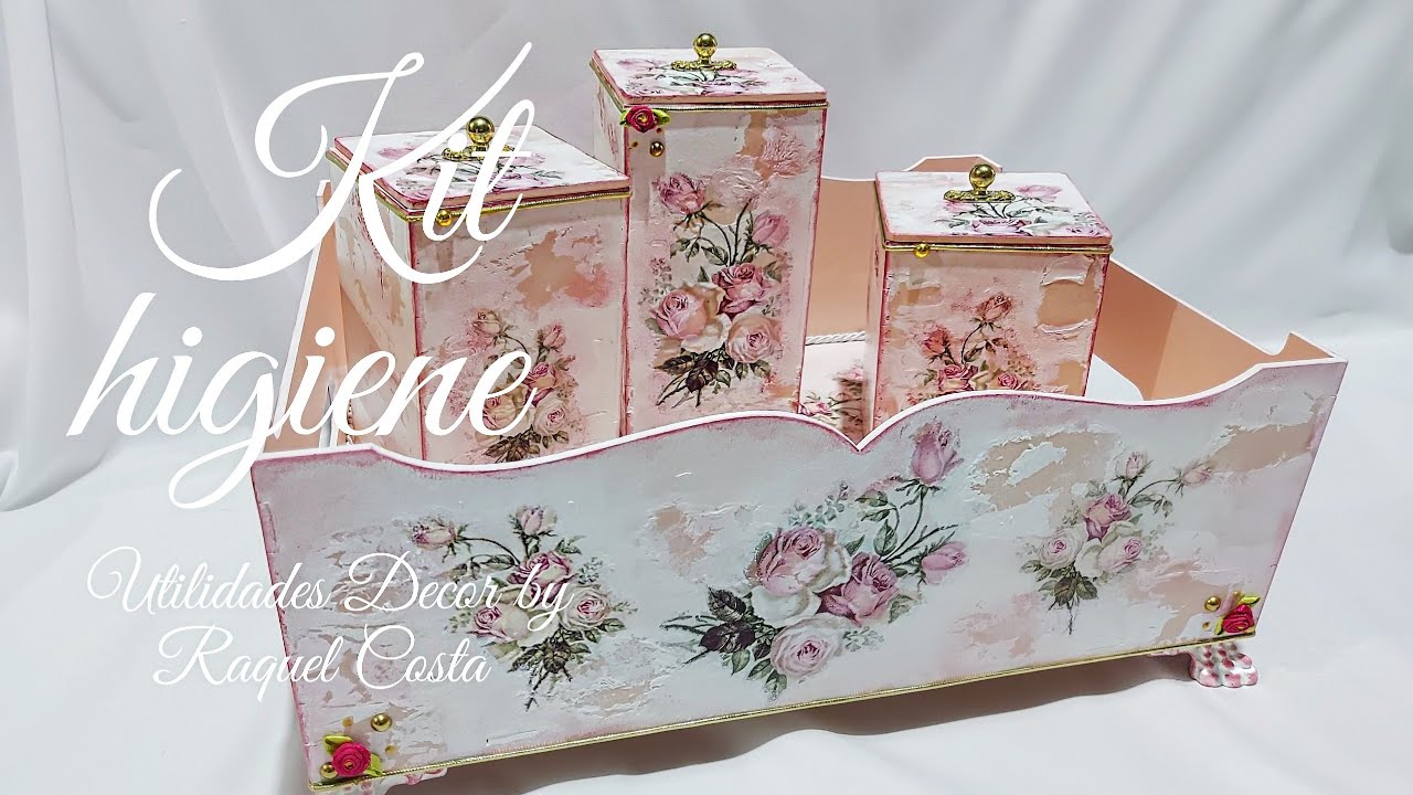 Kit higiene-MDF para  bebê.