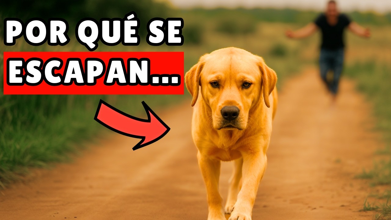 8 RAZONES impactantes por las que tu perro se ESCAPA… y cómo EVITARLO