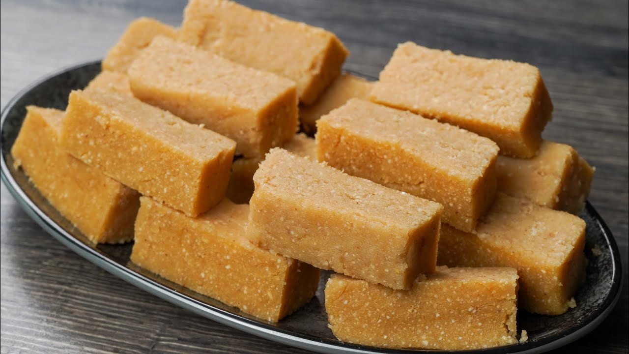 If You Have 1 Cup Rice You Can Make This Delicious Rice Barfi | Halwai Style Homemade Rice Barfi