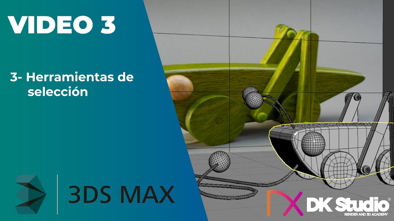 Curso de modelado inicial 3DS MAX - Clase 3 Herramientas de selección