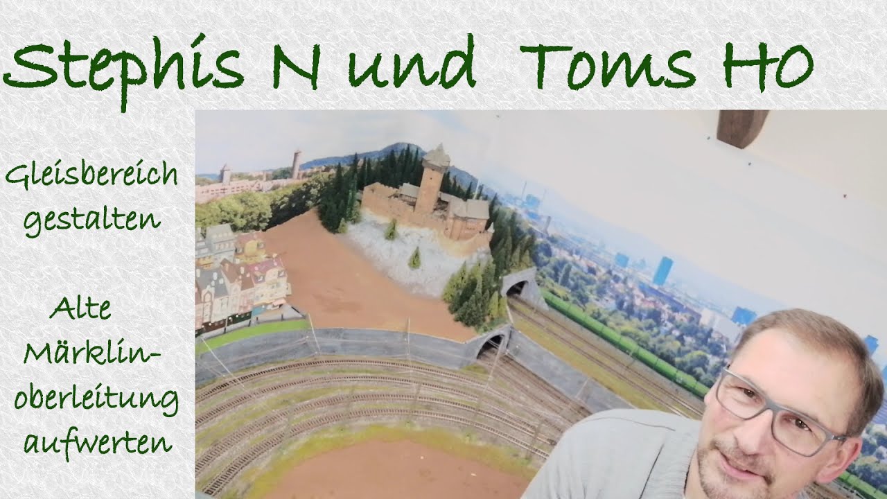 Auf der H0-Anlage geht es weiter mit der Gestaltung der Gleise